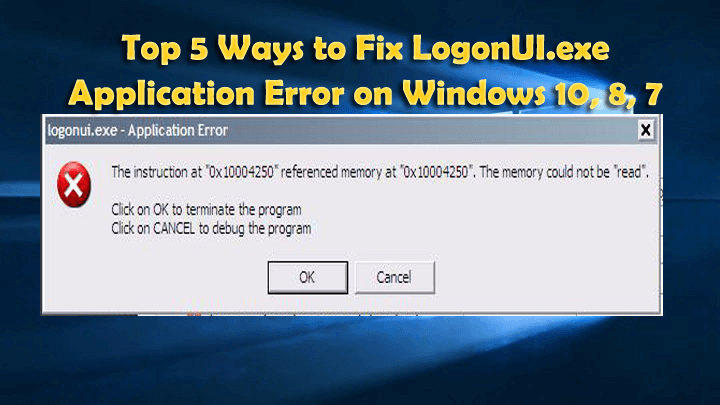 Windows 7 Logonui Error