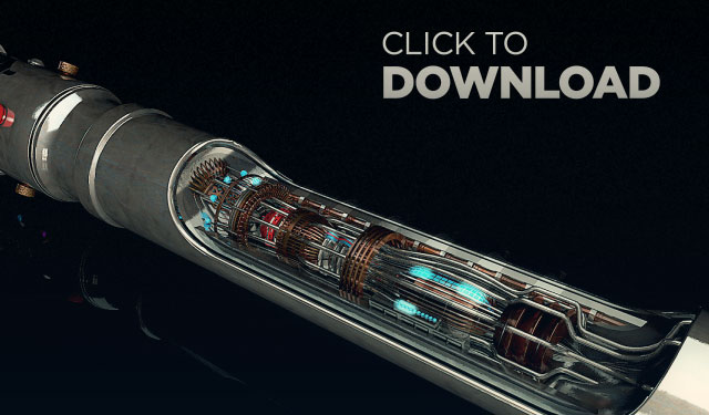 Sci-fi elements - cinema 4d models pack free download